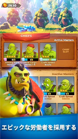 Game screenshot Orecraft: Orc Mining Camp apk download