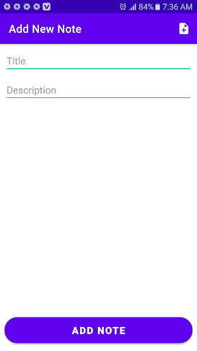 Memory Note App Screen 3
