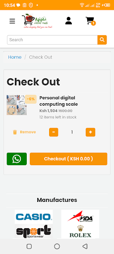 Android application AppleMall - Buy / Order Online screenshort