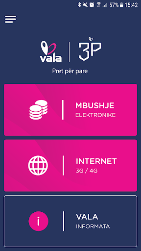 Android application 3P - Pret Për Pare screenshort