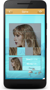 Screenshot 3 Taylor Swift Slide Puzzle Game android