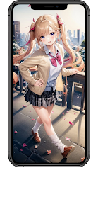 Anime-Mädchen-Hintergrundbild