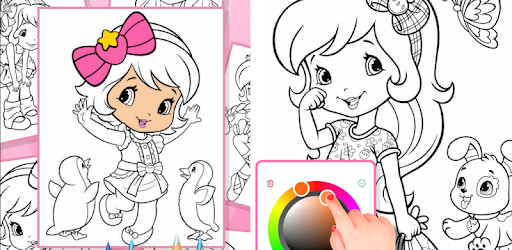 Strawberry Princess Girl Coloring Book التطبيقات على Google Play