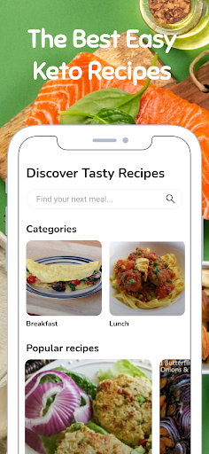 Android application Keto Recipes - Ketogenic Diets screenshort