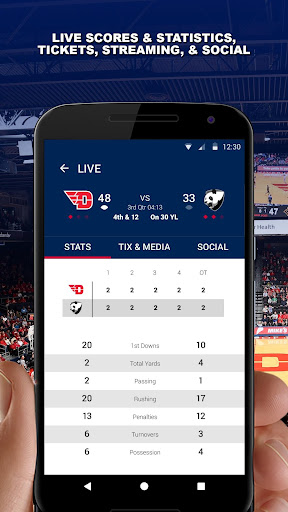 Dayton Flyers Gameday Screen 3