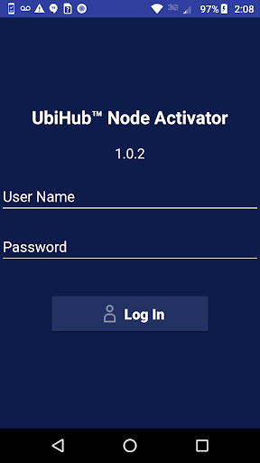 Android application UbiHub Activator screenshort