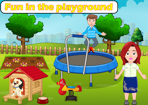 My Home City Town: Family Life Screen 2