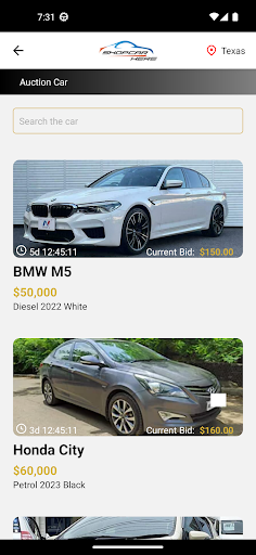Shop Car Here Screen 3