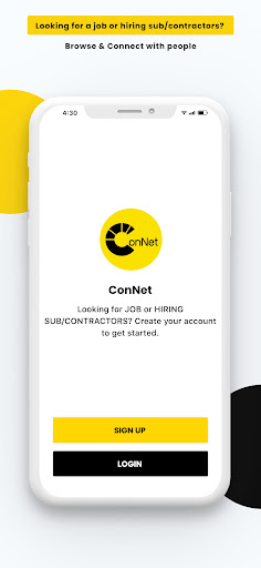 Android application ConNet screenshort