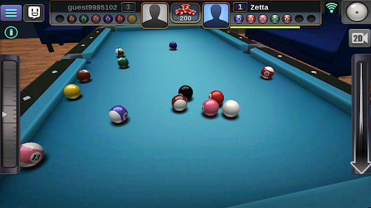 Real 3D Pool Ball Action