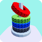 Stack Sort 3D - Color Hoop 3