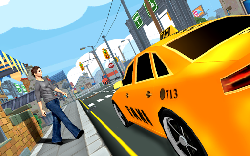 City Taxi Driving 3D screenshots 8