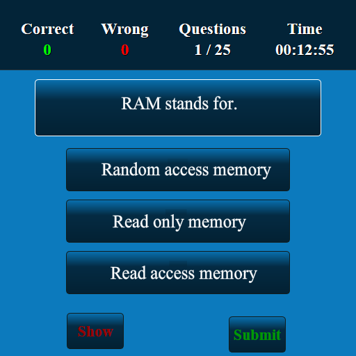 computer science MCQ Screen 2