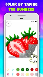 Colorir por número - Pixel Art