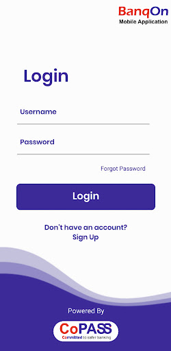 Android application Vishwas Nagari Banking- CoPass screenshort