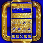 Cover Image of Unduh Cobalt and Gold Launcher Theme 1.1.5 APK