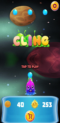 Android application Cling Game screenshort