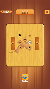 Wood Nuts Bolts Puzzle & Screw