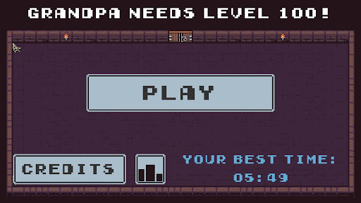 Android application Grandpa needs level 100! screenshort