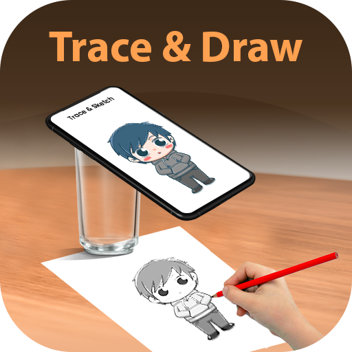 Trace Sketch & Draw On Paper Logo