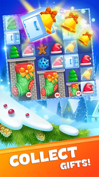 Christmas Sweeper 3: Puzzle Match-3 Christmas Game