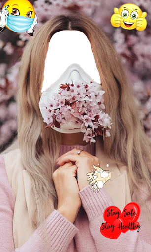 Android application Women Face Mask Photo Editor screenshort