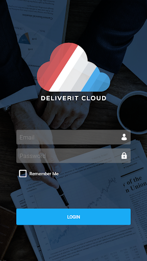 Android application Deliverit Cloud screenshort