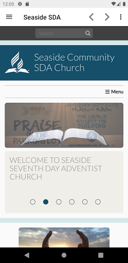 Android application Seaside Community SDA screenshort