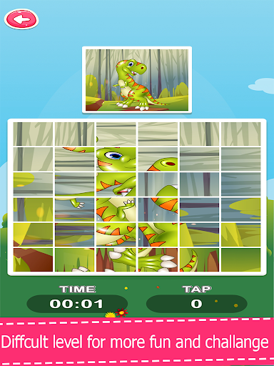 Dinosaur Rotating Puzzle game