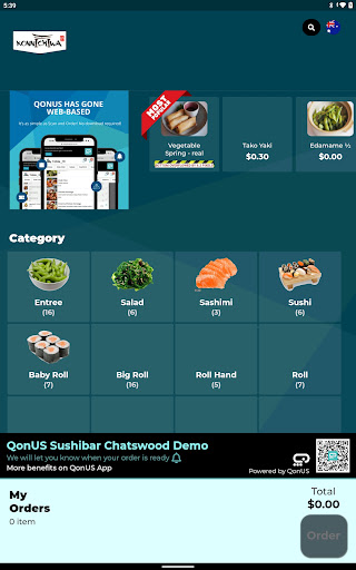 Android application QonUS Kiosk screenshort