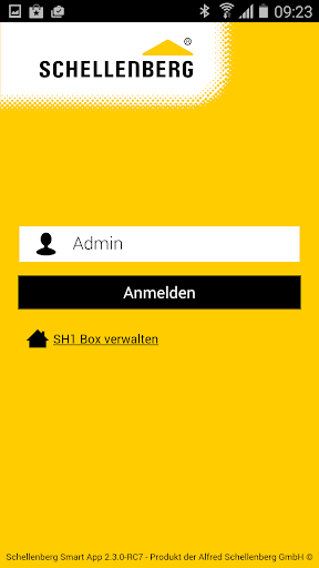 Android application Schellenberg Smart App screenshort
