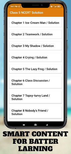 Class 5 English Solution Screen 2