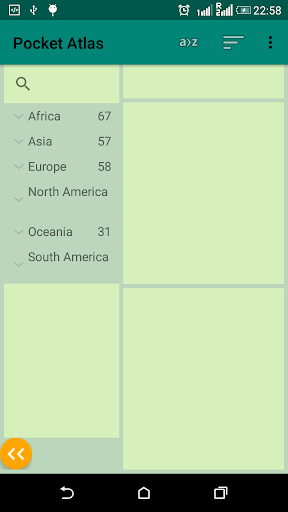 Android application Pocket Atlas screenshort
