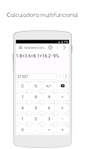 Captura 1 Aplicación de calculadora android