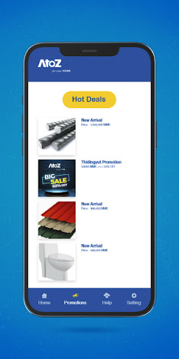 AtoZ Loyalty App Screen 2