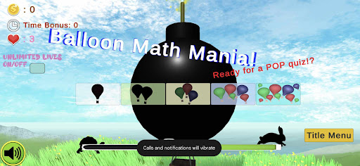 Balloon Math Mania Screen 3