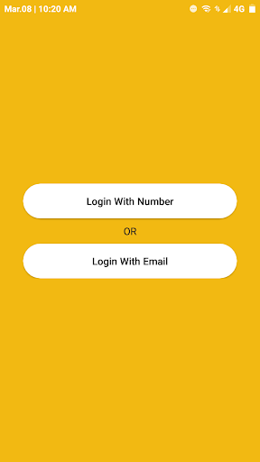 Android application RIDER APP screenshort