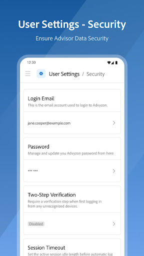 Advyzon Mobile Screen 3