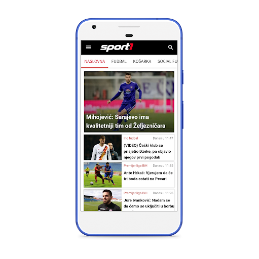 Android application Sport1.ba screenshort