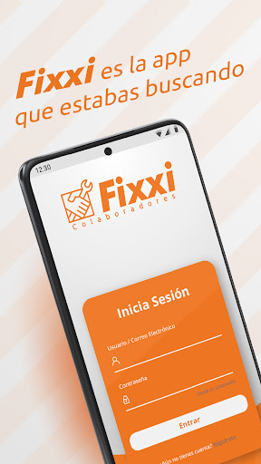 Android application Fixxi Colaboradores screenshort