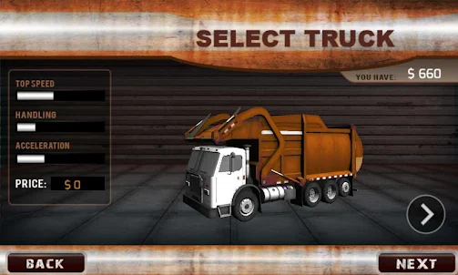 3D Garbage Truck Driver