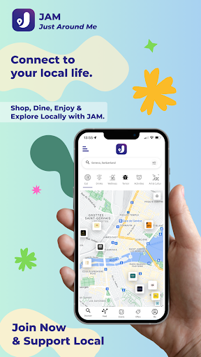 Android application JAM: the Local app screenshort