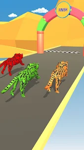 Animal Shape Transform Race 3D