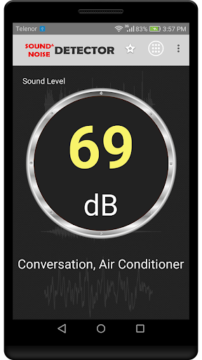 Screenshot of Sound and Noise Detector