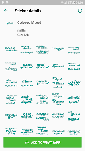 Tải Malayalam Islamic Stickers MOD + APK 0.0.3 (Mở khóa Premium)