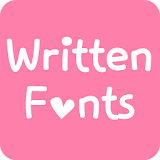 Fonts for FlipFont  Written icon