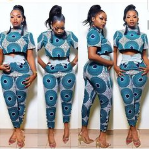 latest ankara trouser and top styles