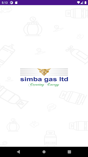 Android application SimbaGas screenshort