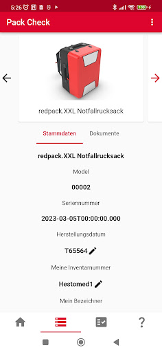 redpack.check Screen 2