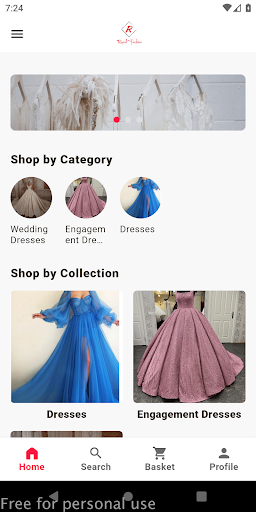 Android application رائد الخفاجي للأعراس screenshort